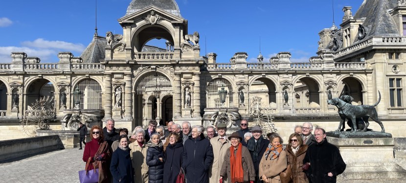 Les académiciens visitent le Domaine de Chantilly et font un point sur sa gouvernance et ses perspectives