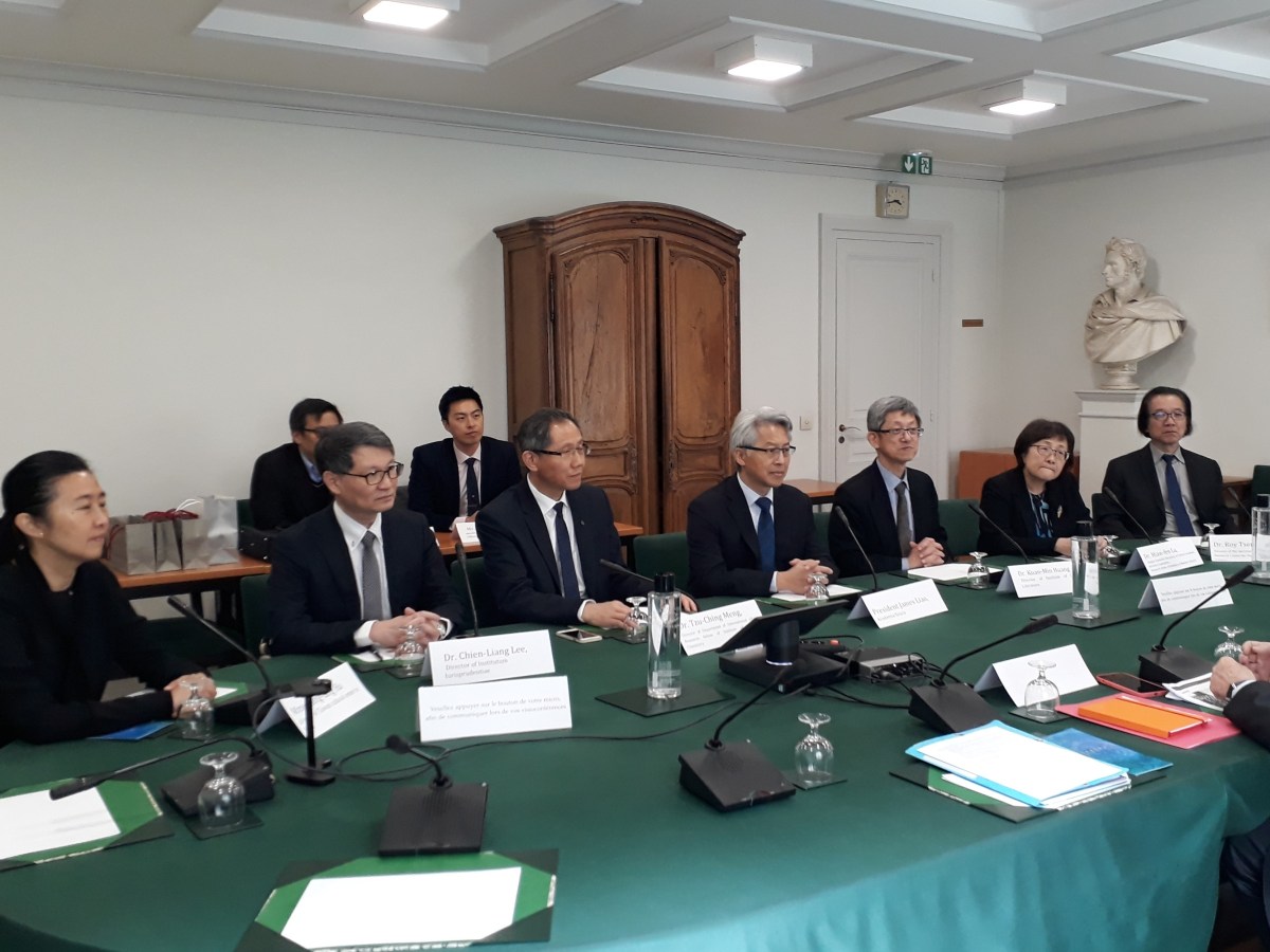 Rencontre avec une délégation taiwanaise de l&rsquo;Académie Sinica