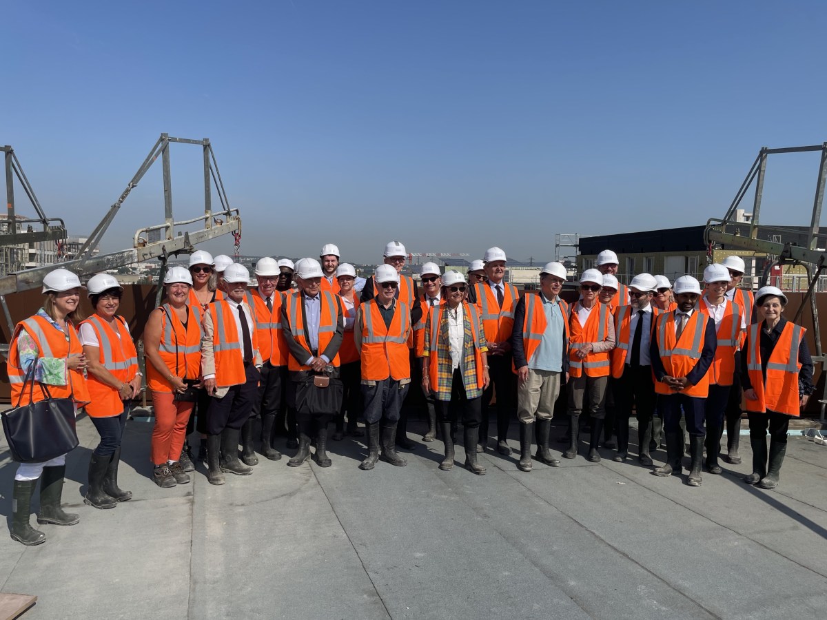 Les académiciens font un point sur l&rsquo;avancement des chantiers des jeux olympiques en Seine Saint Denis