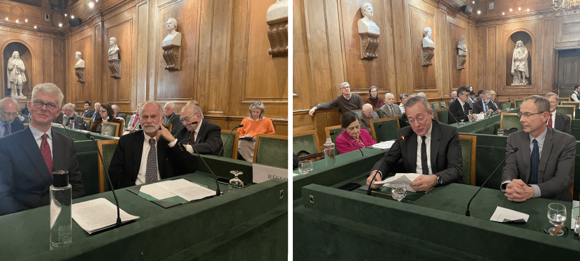 Accueil des nouveaux correspondants Alexander BIRD et Axel CLEEREMANS