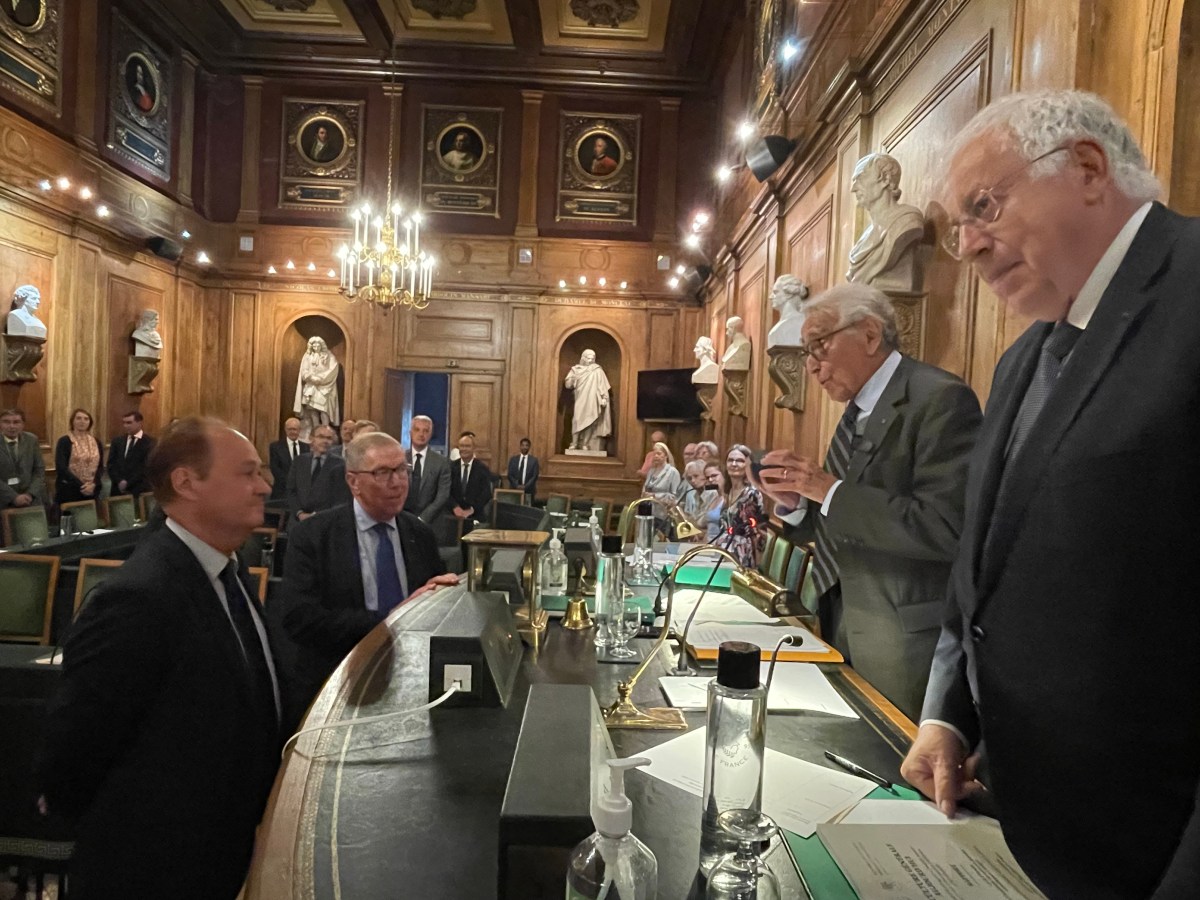 Accueil d&rsquo;Olivier Grenouilleau à l&rsquo;Académie