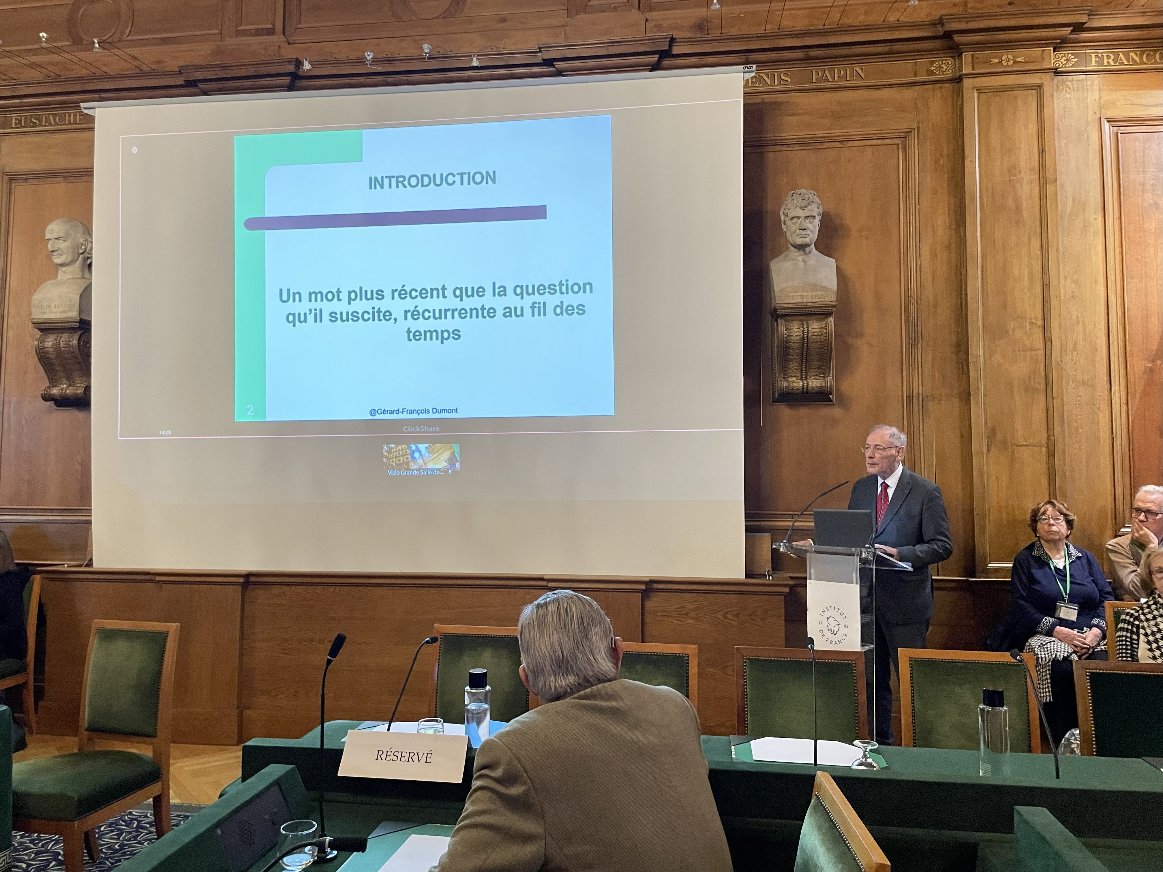 Communication de Gérard-François DUMONT « La terre est-elle surpeuplée ? »