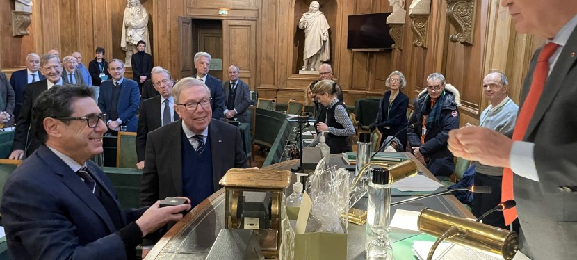 Accueil de Philippe AGHION en séance