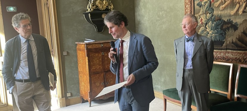 Remise du prix Thibaudet à Giuliano DA EMPOLI