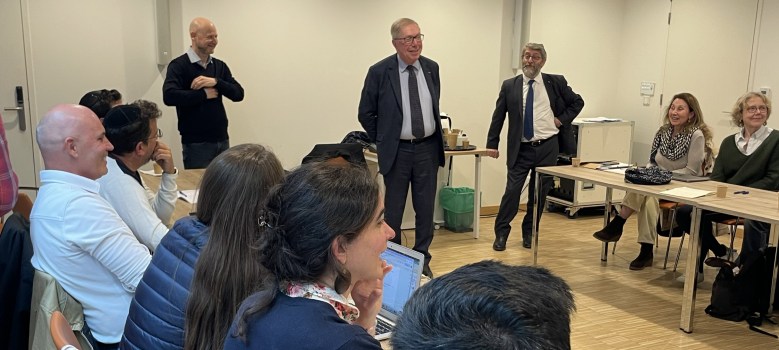 Accueil des étudiants du programme de formation continue « Emouna – L’amphi des religions » de Sciences Po