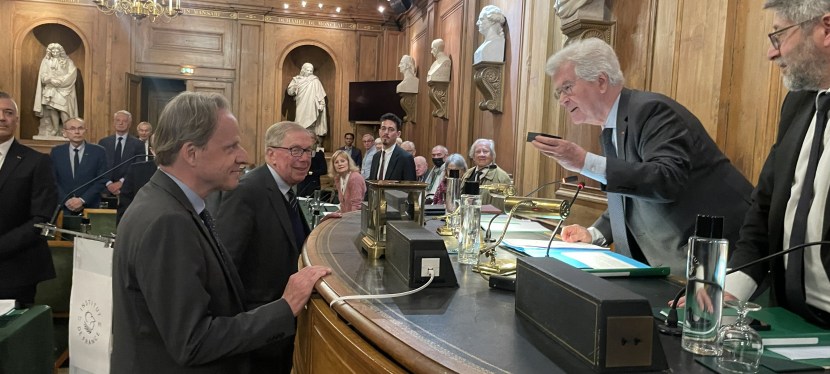 Accueil de Louis BORÉ à l&rsquo;Académie